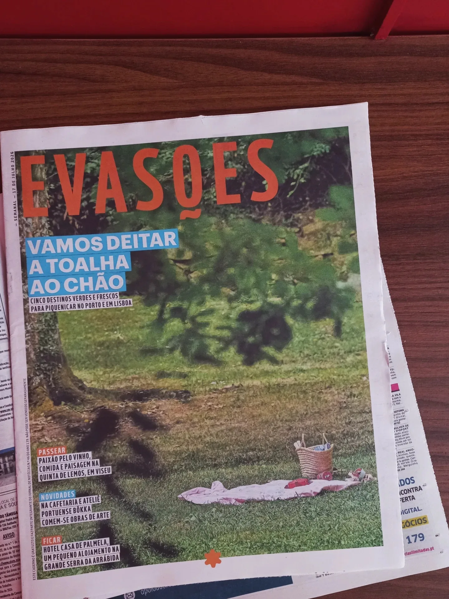 Capa da Evasões de 17 de julho de 2026, com o Bôkka em destaque